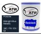 Preview: Porsche, Midnight Blue Metallic, 39C / F8 / E9 / 62: 500ml Lackdose, von ATW Autoteile West.